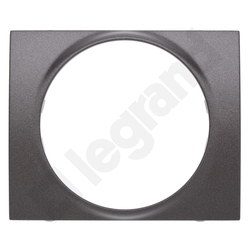 PLAKIETKA Z OTWOREM 46,5MM CHOCO SISTENA LIFE - 771219 - LEGRAND