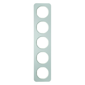 RAMKA PIĘCIOKROTNA ALU/BIAŁY R.1 - 10152174 - HAGER - BERKER