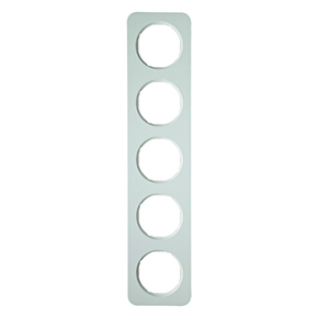 RAMKA PIĘCIOKROTNA BIAŁY POŁYSK R.1 - 10152189 - HAGER - BERKER