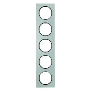 RAMKA PIĘCIOKROTNA ALU/CZARNY R.3 - 10152284 - HAGER - BERKER
