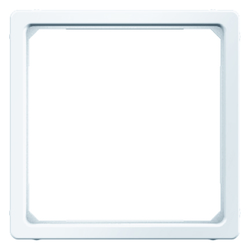 PIERŚCIEŃ PRZEJŚCIOWY DO PŁYTKI CENTRALNEJ 50 X 50 MM BIAŁY AKSAMIT Q.1 - 11096079 - HAGER - BERKER