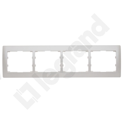 RAMKA POCZWÓRNA POZIOMA PEARL SISTENA LIFE - 771504 - LEGRAND