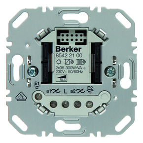 UNIWERSALNY ŚCIEMNIACZ PRZYCISKOWY PODWÓJNY MECHANIZM BERKER.NET ZACISKI ŚRUBOWE ONE.PLATFORM  - 85422100 - HAGER - BERKER