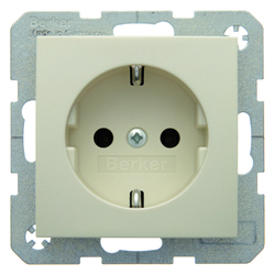 GNIAZDO SCHUKO KREMOWY POŁYSK S.1 - 41438982 - HAGER - BERKER