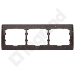 RAMKA POTRÓJNA POZIOMA COCOA BROWN SISTENA LIFE - 771703 - LEGRAND