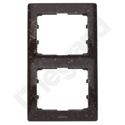 RAMKA PODWÓJNA PIONOWA COCOA BROWN SISTENA LIFE - 771706 - LEGRAND