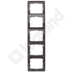RAMKA PIĘCIOKROTNA PIONOWA COCOA BROWN SISTENA LIFE - 771709 - LEGRAND