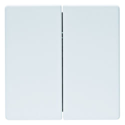 PRZYCISK PODWÓJNY QUICKLINK BIAŁY Q.1/Q.3 KNX RF  - 85146129 - HAGER - BERKER