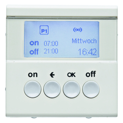 ŁĄCZNIK CZASOWY QUICKLINK KREM POŁYSK S.1 KNX RF  - 85745282 - HAGER - BERKER