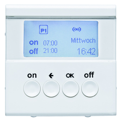 ŁĄCZNIK CZASOWY QUICKLINK BIAŁY POŁYSK S.1/B.3/B.7 KNX RF  - 85745289 - HAGER - BERKER