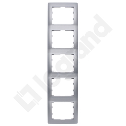 RAMKA PIĘCIOKROTNA PIONOWA METALIC SISTENA LIFE - 771309 - LEGRAND