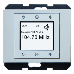 RADIO TOUCH STAL SZLACHETNA MAT K.5 - 28847004 - HAGER - BERKER