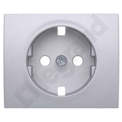 PLAKIETKA GNIAZDA 2P+Z SCHUKO METALIC SISTENA LIFE - 771320 - LEGRAND