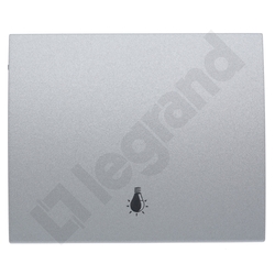 KLAWISZ POJEDYNCZY Z SYMBOLEM LAMPY METALIC SISTENA LIFE - 771344 - LEGRAND