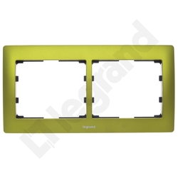RAMKA PODWÓJNAPOZIOMA MAGIC GREEN SISTENA LIFE - 771922 - LEGRAND