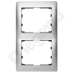 RAMKA PODWÓJNA PIONOWA ALUMINIUM SISTENA LIFE - 771956 - LEGRAND