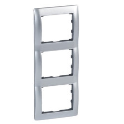 RAMKA POTRÓJNA PIONOWA ALUMINIUM SISTENA LIFE - 771957 - LEGRAND