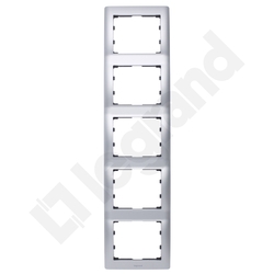 RAMKA PIĘCIOKROTNA PIONOWA ALUMINIUM SISTENA LIFE - 771959 - LEGRAND