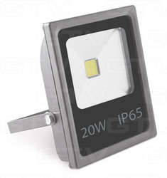 NAŚWIETLACZ LED Z CZUJNIKIEM RUCHU 20W IP65 CW 1400LM KOLOR SZARY EEL=A SFS20W - LD-SFS20W-64 - GTV