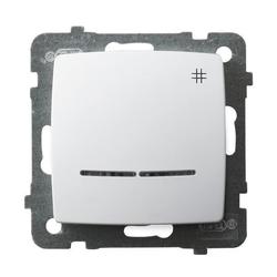 ŁĄCZNIK KRZYŻOWY Z PODŚWIETLENIEM BIAŁY KARO - ŁP-4SS/m/00 - OSPEL