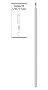 SONDA/UZIOM SKŁADANY PRZEDŁUŻKA FI 18 L=1300MM OCYNKOWANY OGNIOWO - F195132 - AN-KOM