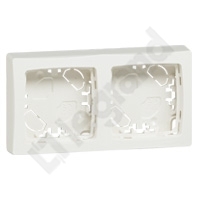 PUSZKA N/T PODWÓJNA BIAŁA OTEO - 086092 - LEGRAND