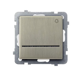 ŁĄCZNIK ZWIERNY "ŚWIATŁO" NOWE SREBRO SONATA - ŁP-5RMS/m/44         - OSPEL