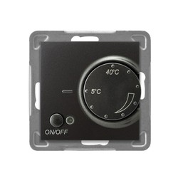 REGULATOR TEMPERATURY Z CZUJNIKIEM NAPOWIETRZNYM ANTRACYT IMPRESJA - RTP-1YN/m/50         - OSPEL