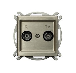 GNIAZDO RTV KOŃCOWE ZAR NOWE SREBRO SONATA - GPA-RMK/m/44         - OSPEL