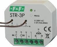 STEROWNIK ROLET 8A 230V AC DO PUSZKI FI60 STR - STR-3P - F&F