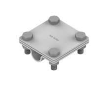 Złącze uziomowe 3 płytki , B=40x5/ fi 18 mm ocynkowane ogniowo - F195040 - AN-KOM