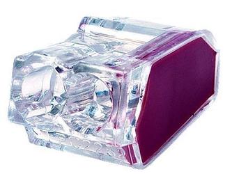 ZŁĄCZKA SAMOZACISKOWA BEZGWINTOWA 2 STYKI TRANSPARENTNA PC2252-CL 2.5 MM2 - 89021000 - SIMET