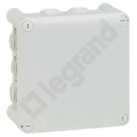 PUSZKA KWADRATOWA Z PRZEPUSTAMI 130X130X74 MM PLEXO55  - 092032 - LEGRAND