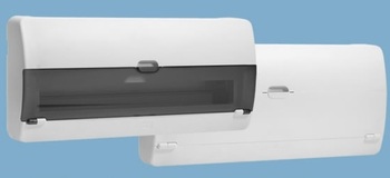 ROZDZIELNIA TWORZYWO 1X12 MODUŁY N/T IP40 LISTWY PRZYŁ N+PE DRZWI PRZEZR NEDBOX RX - 607581 - LEGRAND
