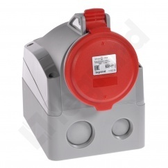 GNIAZDO STAŁE 32A 3P+N+Z 400V IP44 P17 TEMPRA PRO - 555259 - LEGRAND