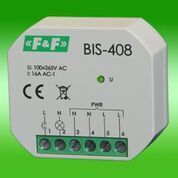 PRZEKAŹNIK BISTABILNY 16A STEROWANIE 230V AC ON/OF DO PUSZKI FI60 BIS-408 - BIS-408 - F&F