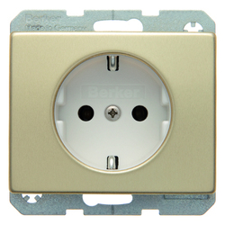 GNIAZDO SCHUKO ZŁOTY ARSYS - 47140002 - HAGER - BERKER