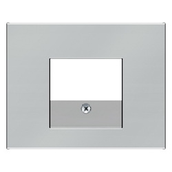 ELEMENT CENTRALNY DO GNIAZDA TAE I GŁOSNIKOWEGO STAL SZLACHETNA NIERDZEWNA K.5 - 10357004 - HAGER - BERKER