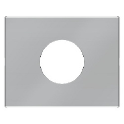 ELEMENT CENTRALNY DO ŁĄCZNIKA I SYGNALIZATORA ŚWIETLNEGO E10 STAL SZLACHETNA LAKIEROWANA K.5 - 11657004 - HAGER - BERKER