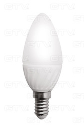 ŹRÓDŁO LED E14 B30 6W/WW 470LM ODPOWIEDNIK 40W EEL=A+ - LD-SMGC30B-60 - GTV