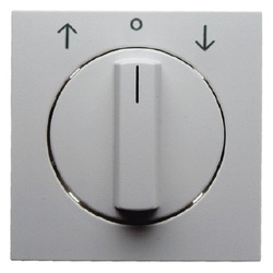 ELEMENT CENTRALNY Z POKRĘTŁEM DO ŁĄCZNIKA ŻALUZJOWEGO OBROTOWEGO BIAŁY B.KWADRAT - 5310808989 - HAGER - BERKER