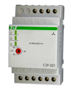 CZUJNIK ZANIKU I ASYMETRII FAZ CZF-331  - CZF-331 - F&F