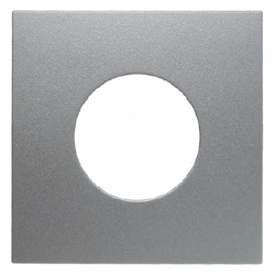 ELEMENT CENTRALNY DO ŁĄCZNIKA I SYGNALIZATORA ŚWIETLNEGO E10 ALU B.KWADRAT/B.7  - 11241404 - HAGER - BERKER