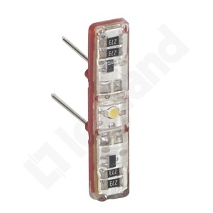 WSKAŹNIK WŁĄCZENIA LED OPRZEWODOWANIE FAZA+N 230V - 067688 - LEGRAND