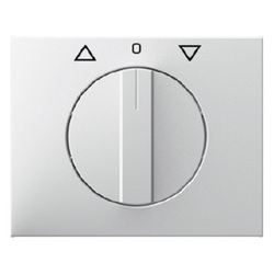 ELEMENT CENTRALNY Z POKRĘTŁEM DO ŁĄCZNIKA ŻALUZJOWEGO OBROTOWEGO BIAŁY K.1 - 10777109 - HAGER - BERKER