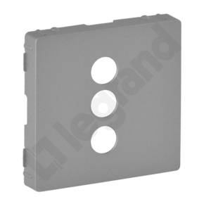 PLAKIETKA GNIAZDA 3XRCA ALUMINIUM VALENA LIFE - 754722 - LEGRAND