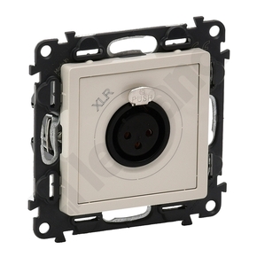 GNIAZDO ŻEŃSKIE XLR KREMOWE VALENA LIFE - 753273 - LEGRAND