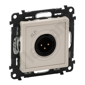 GNIAZDO MĘSKIE XLR ALUMINIUM VALENA LIFE - 753274 - LEGRAND