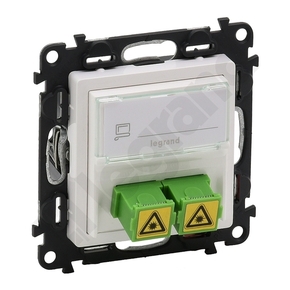 GNIAZDO ŚWIATŁOWOD SC/APC BIAŁE VALENA LIFE - 753130 - LEGRAND