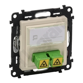 GNIAZDO ŚWIATŁOWOD SC/APC KREMOWE VALENA LIFE - 753230 - LEGRAND